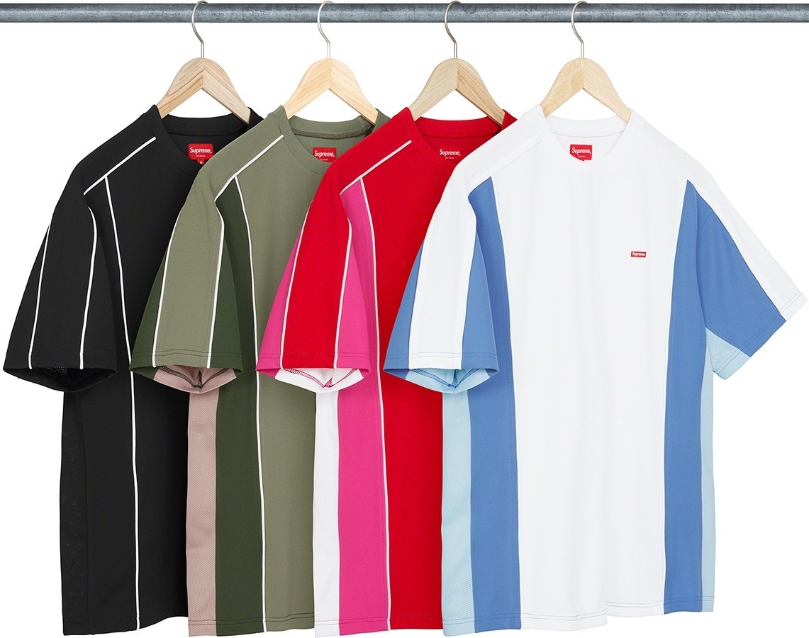 Mesh Panel S/S Top